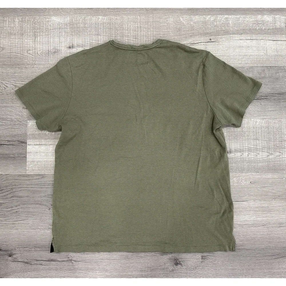 Banana Republic‎ Men's Luxe Touch Performance 100% Cotton T-shirt Green READ